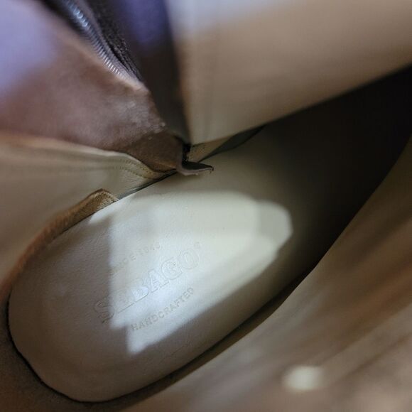 Sebago Ashton Brown Leather Boots Size 8 - Picture 12 of 14